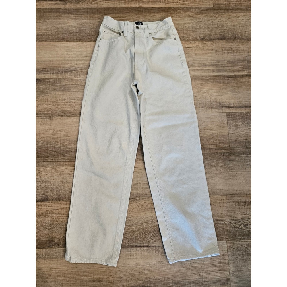 BDG Urban Outfitters Jeans Womens 27 High Rise Baggy White Cream Wide Leg